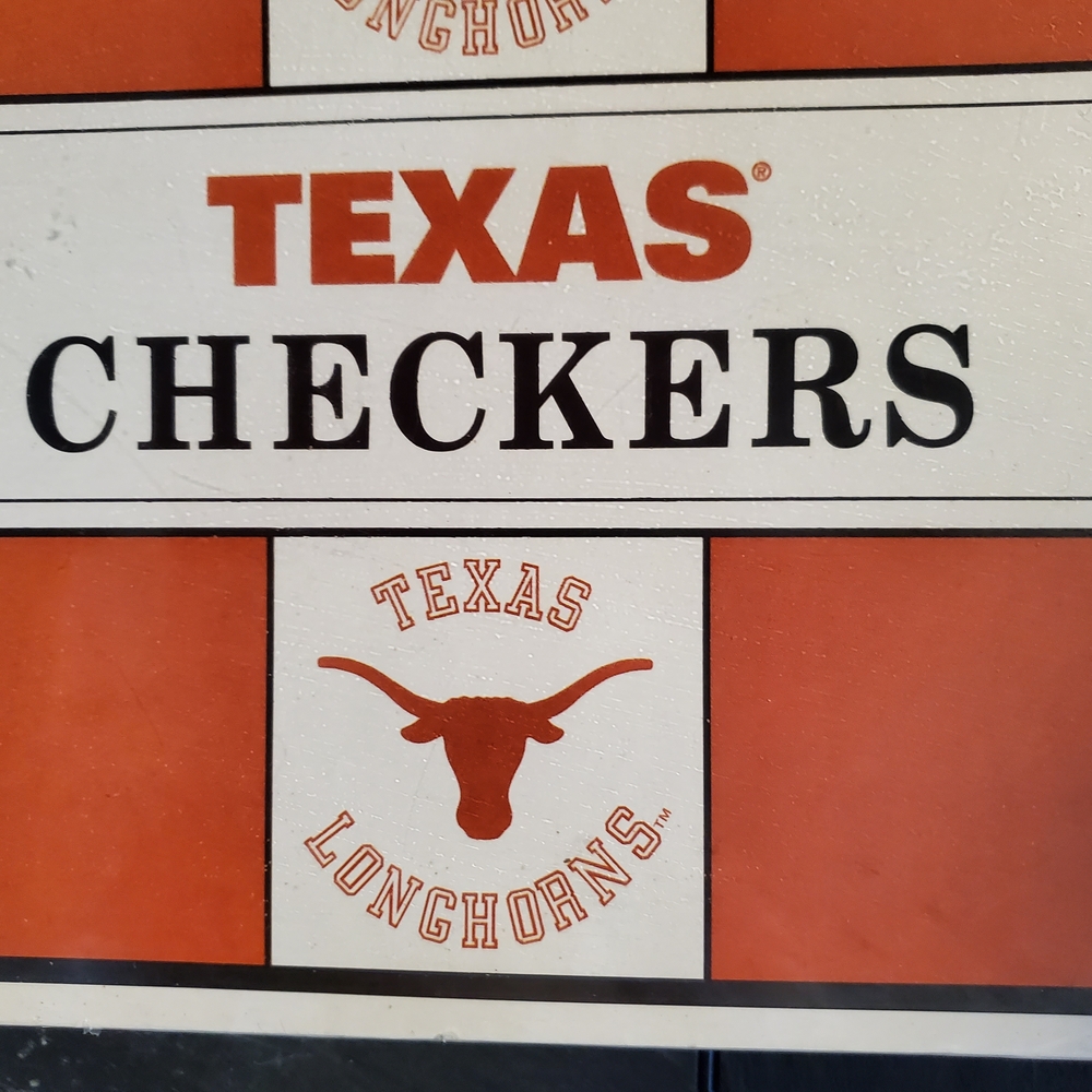 Checkers Game - Orange and White